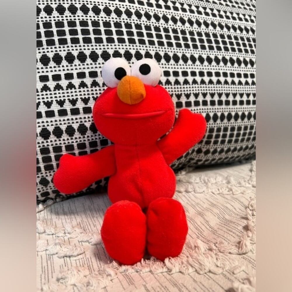 Vintage 1997 Sesame Street Beans‎ Elmo Muppet Plush